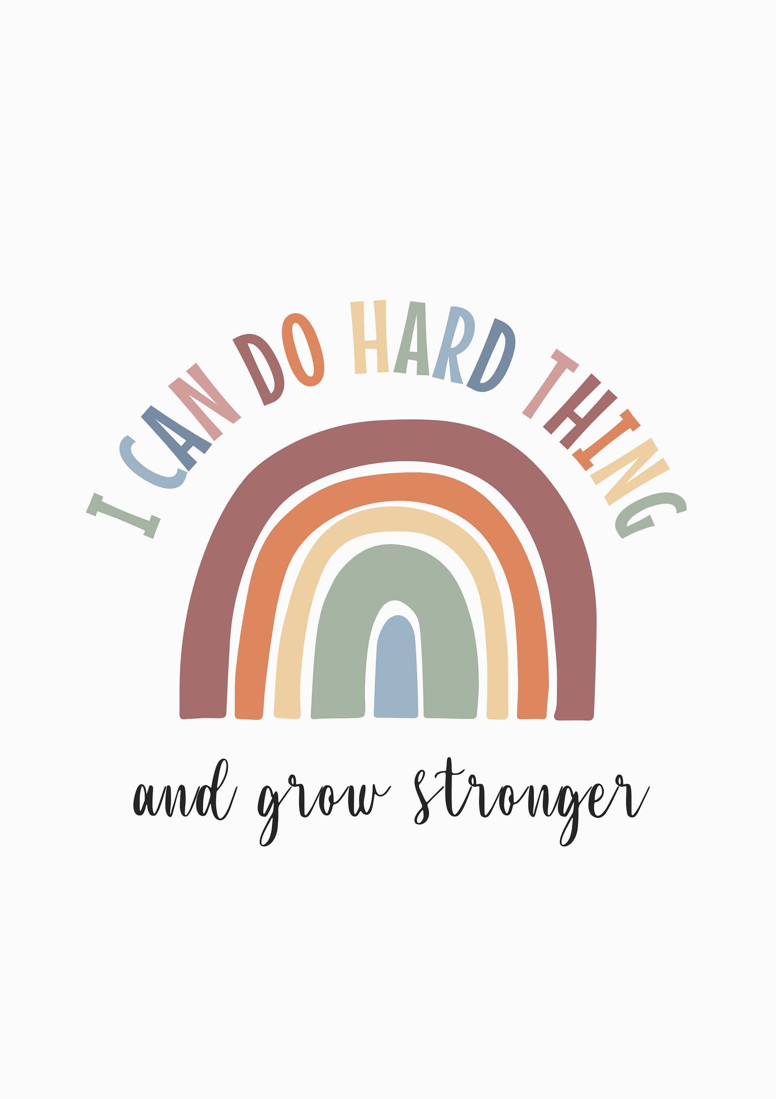 I Can Do Hard Thing And Grow Stronger