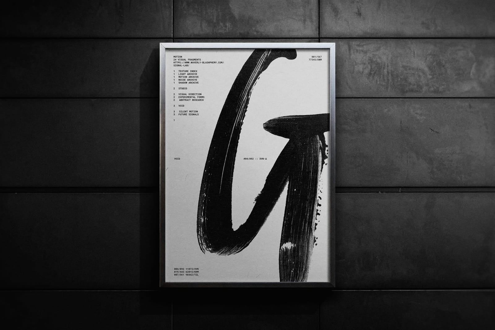 A0 Billboard Poster Mockup
