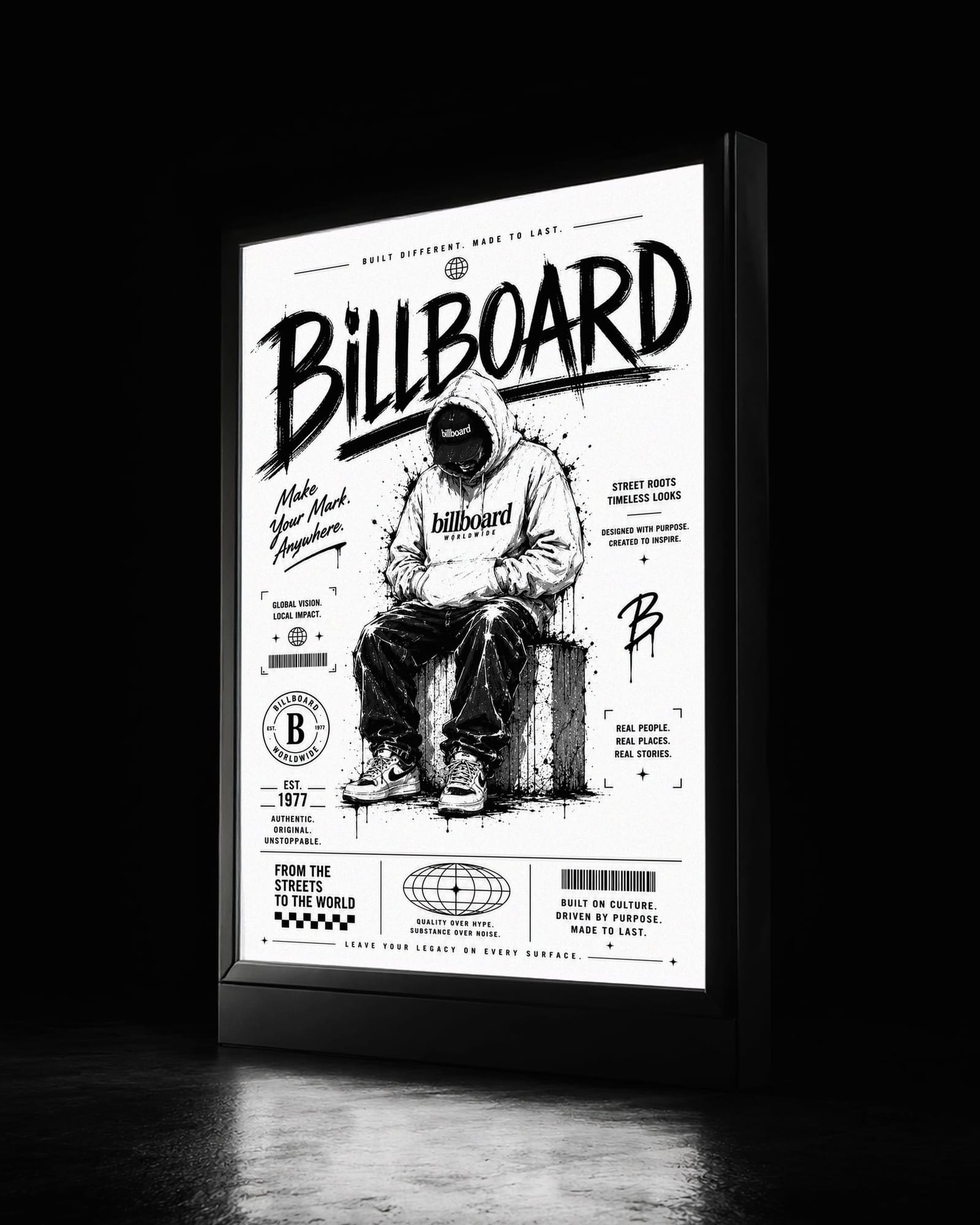 Midnight Glow Billboard Mockup