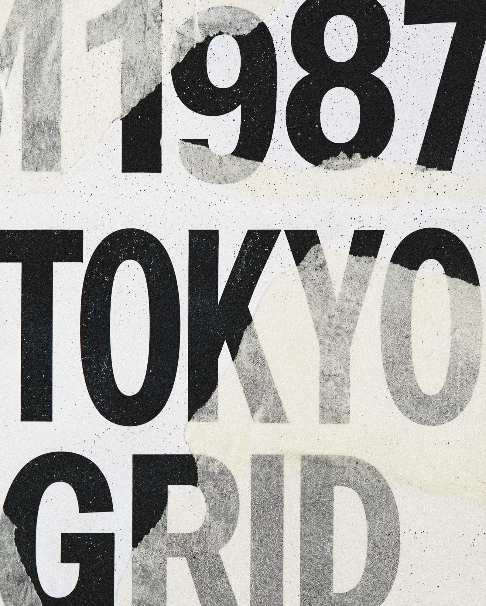 Tokyo Grid 1987 Collage