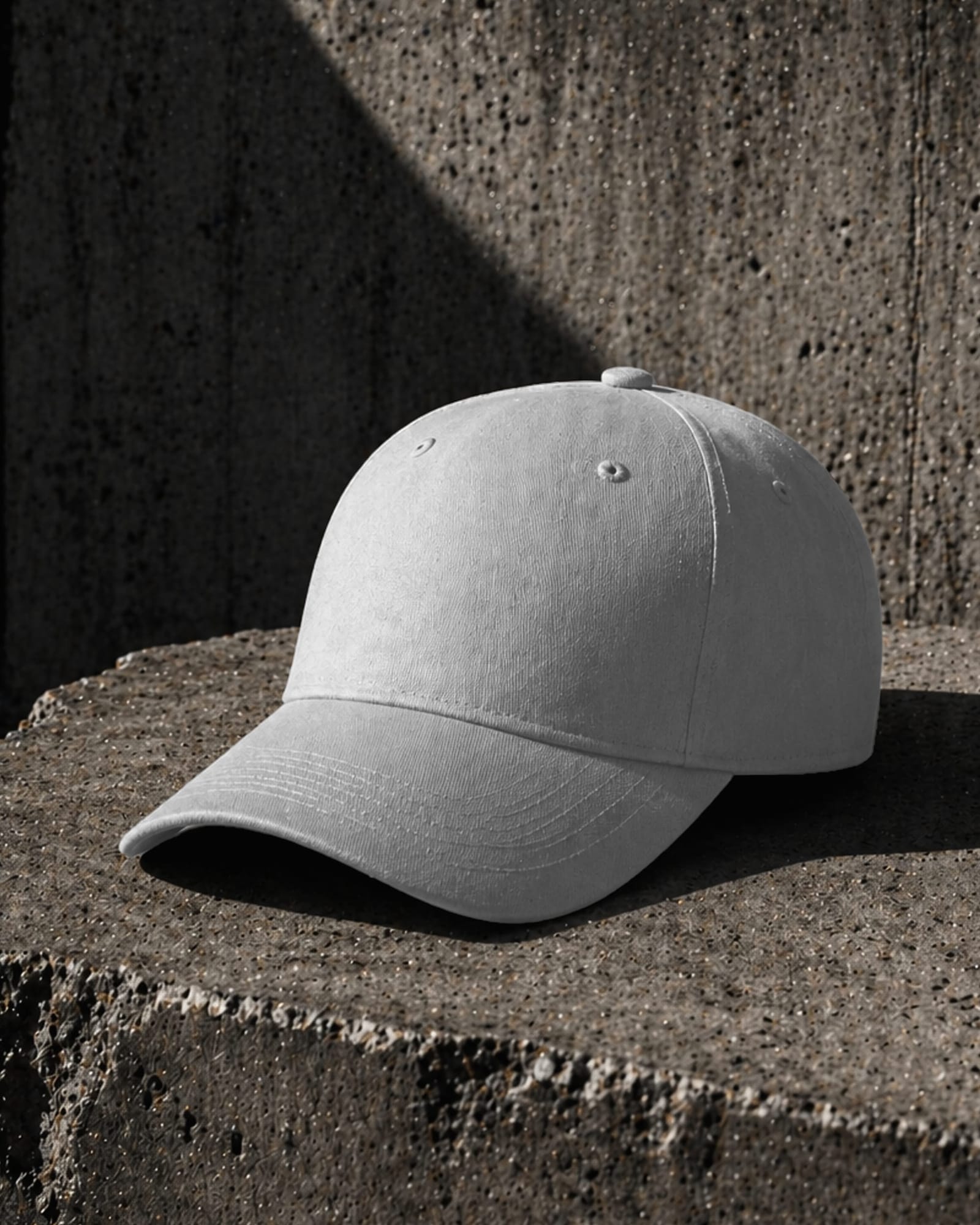 Cap Concrete Block Display Mockup