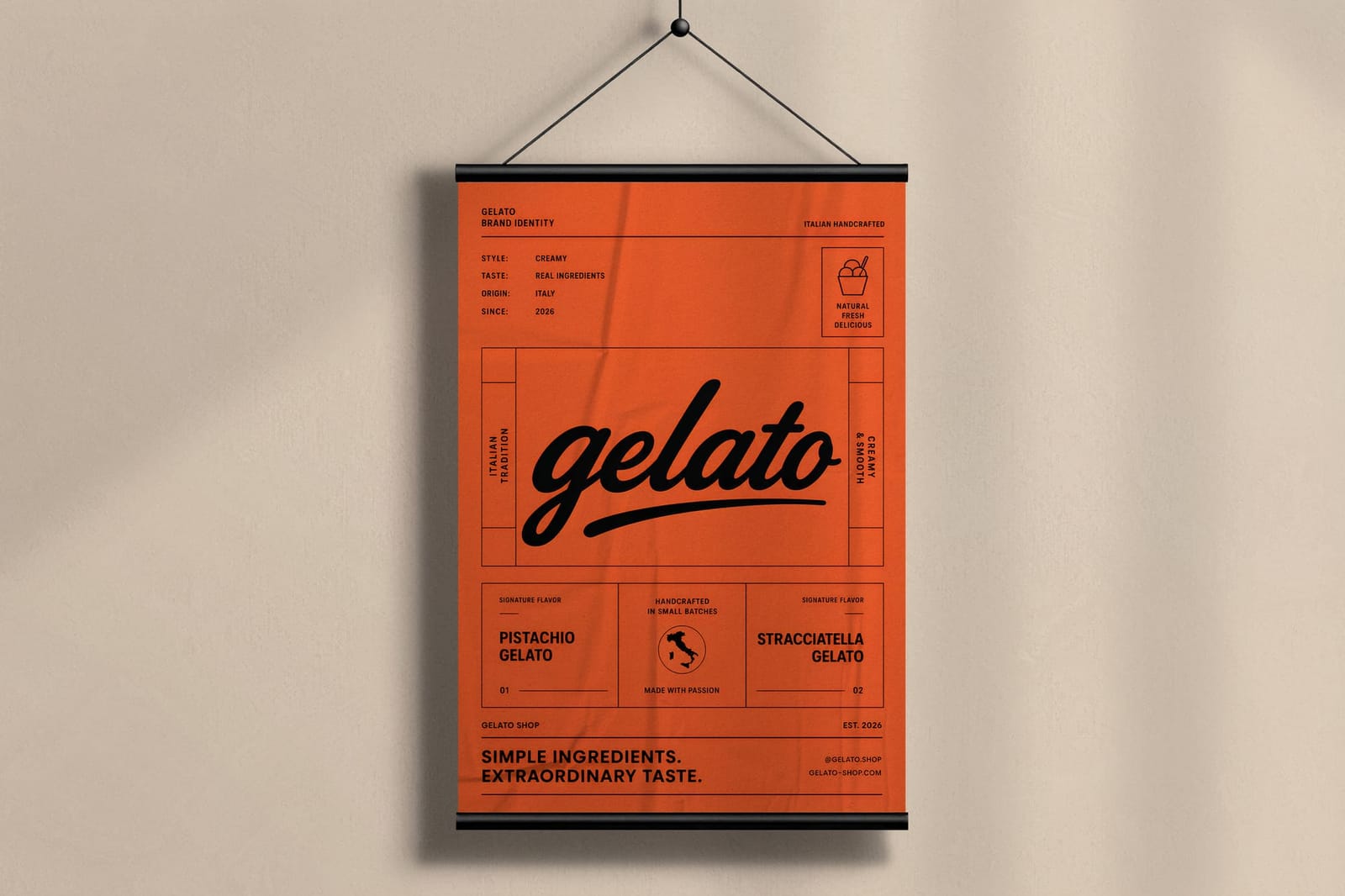 Hanging Poster Mockup