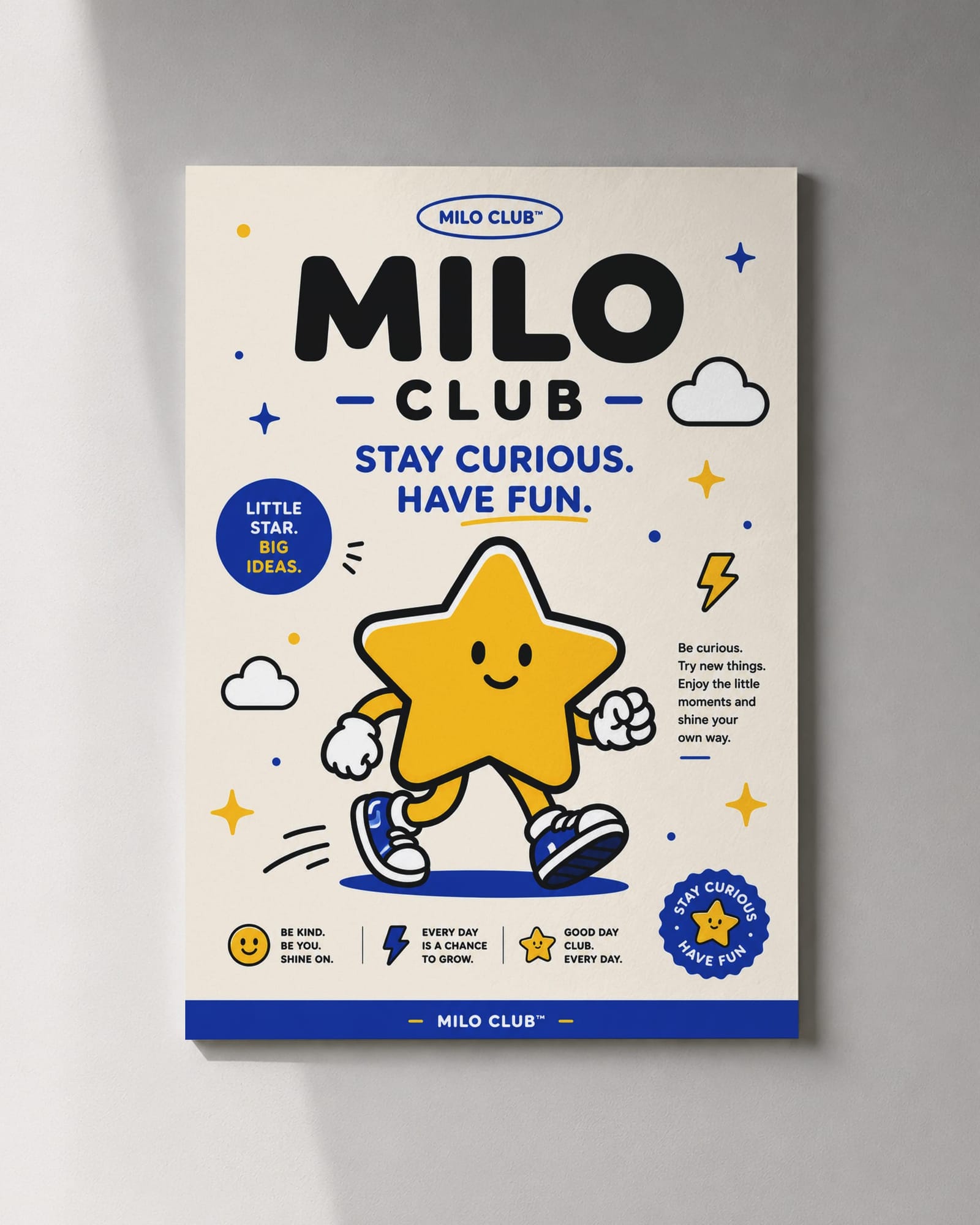 Playful Mascot Poster Mockup