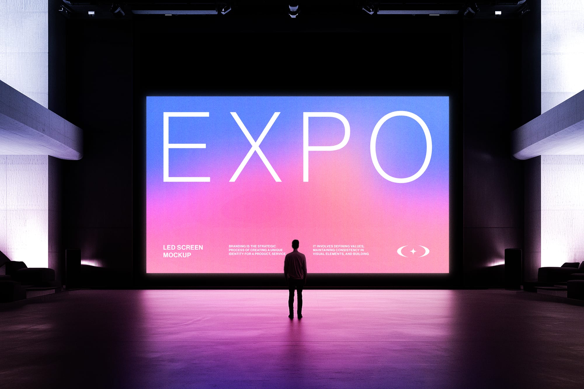 Large Expo Screen Mockup