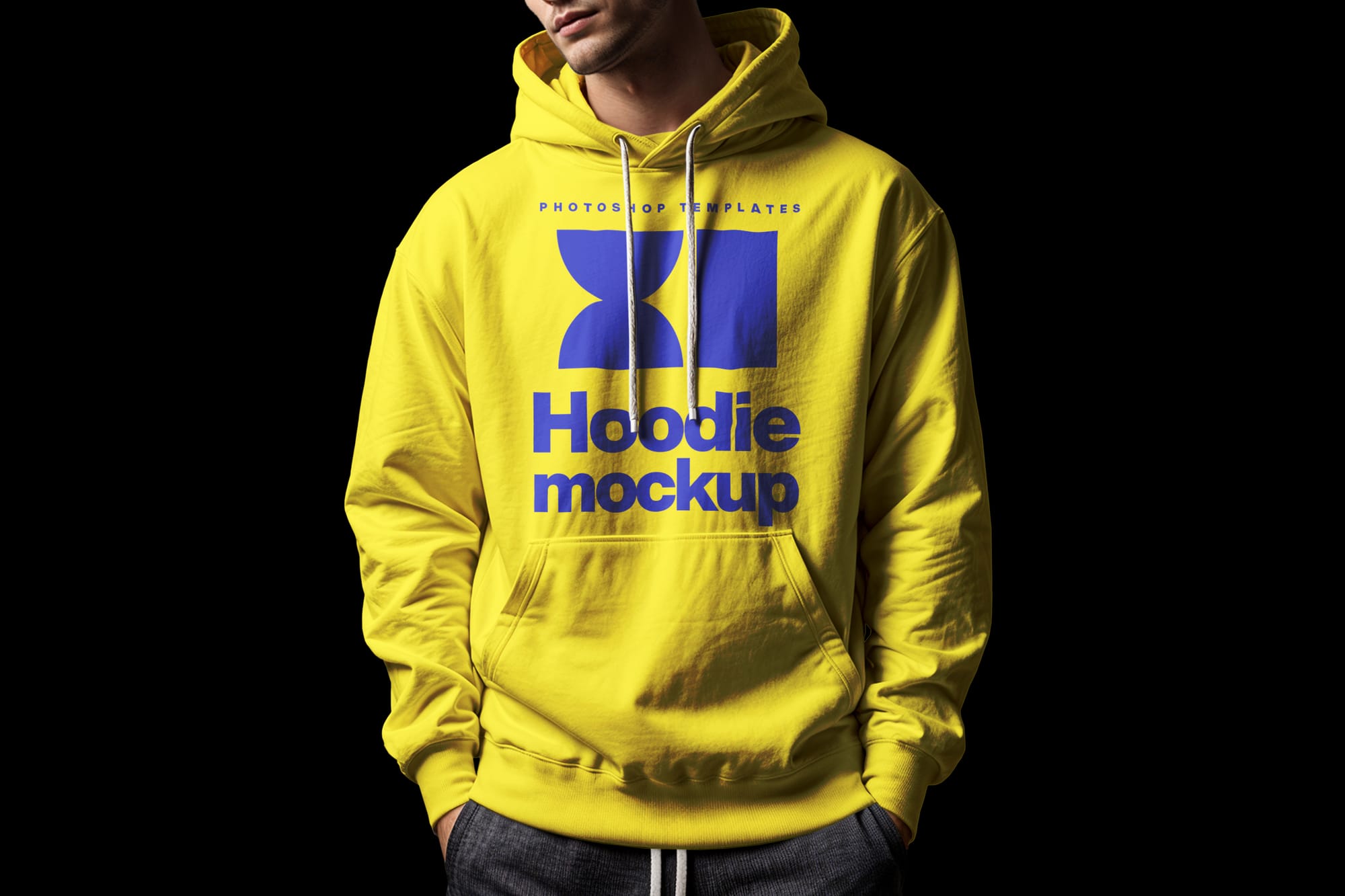 Men Hoodie Mockup for Branding