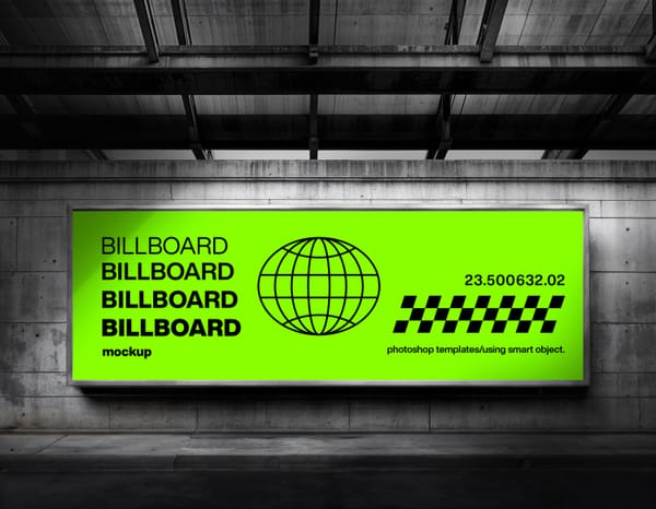 Underground Billboard Mockup