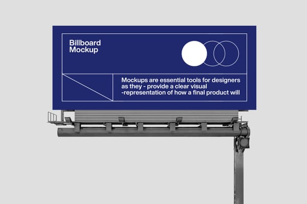 Billboard Mockup Clean Scene