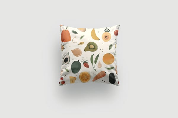 Pillow Mockup for Branding Pattern