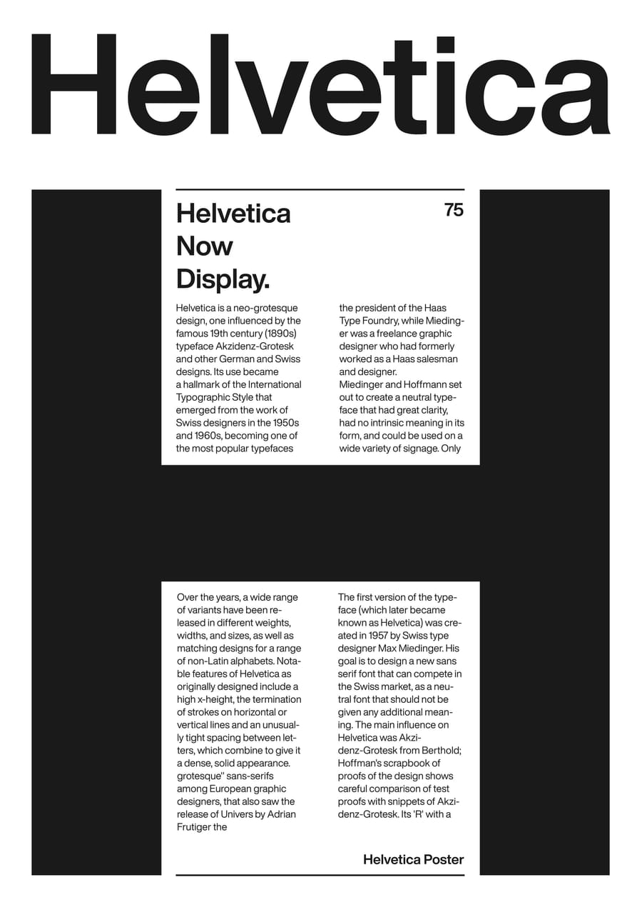 Helvetica H