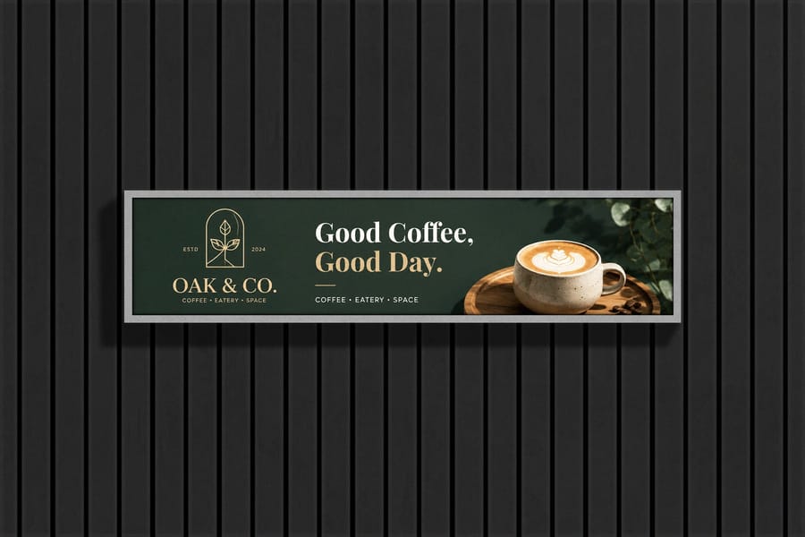 Creative Signboard Mockup