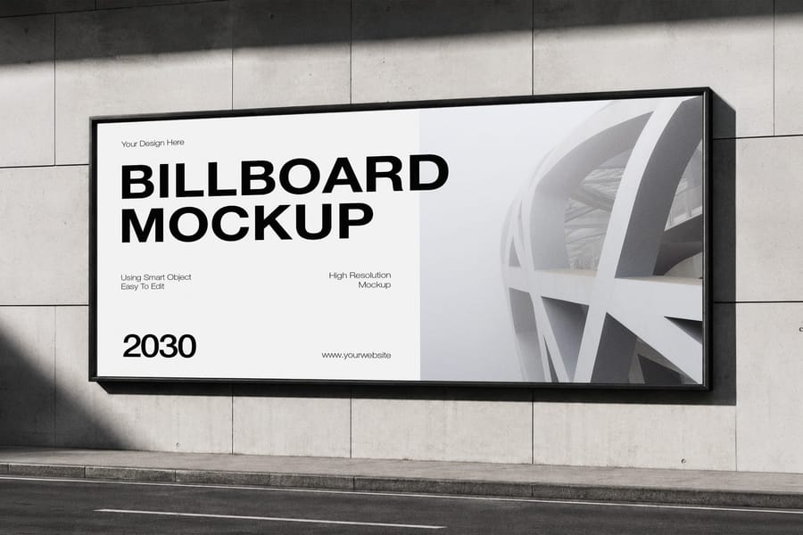 Outdoor Billboard Mockup