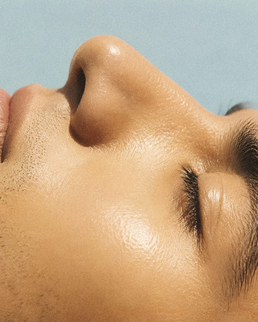 Serene Close Up Portrait In Soft Light