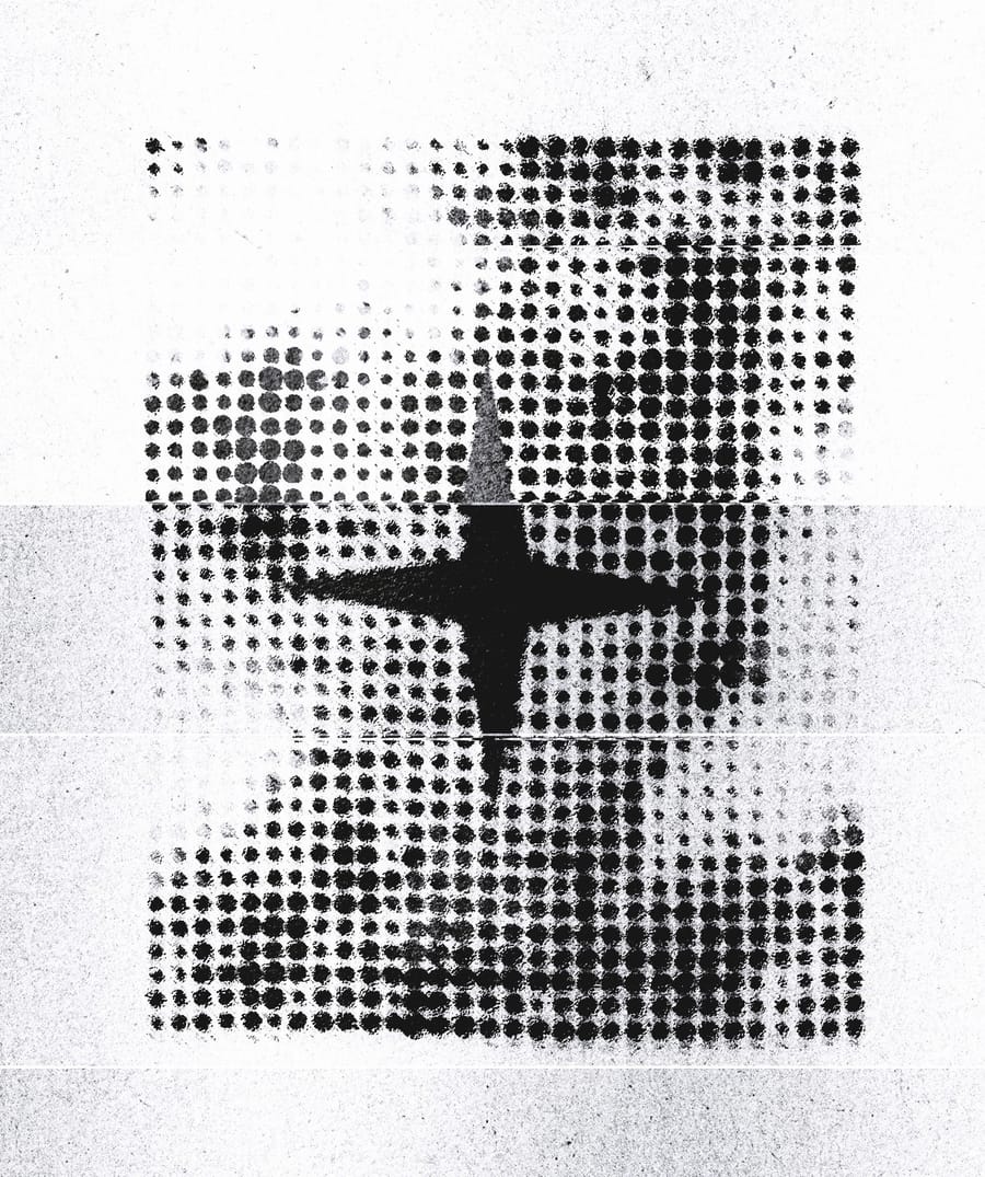 Sparkle Core Halftone Effect