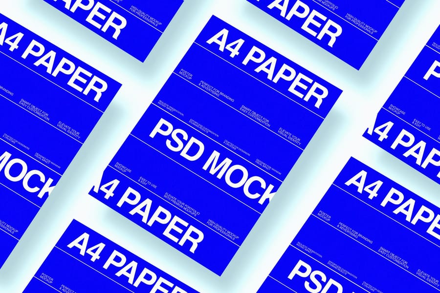 A4 Flyer Mockup