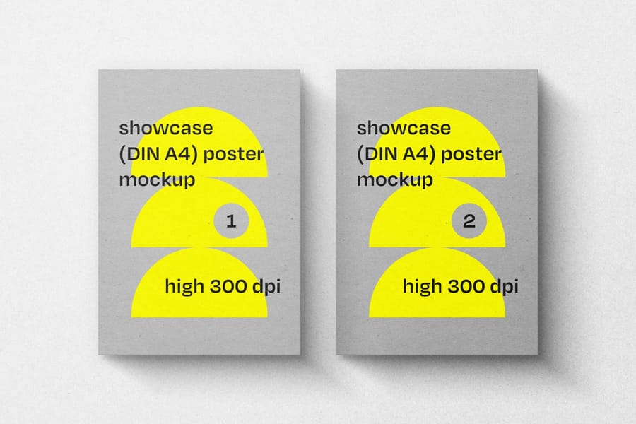 Creative A4 Poster Mockups
