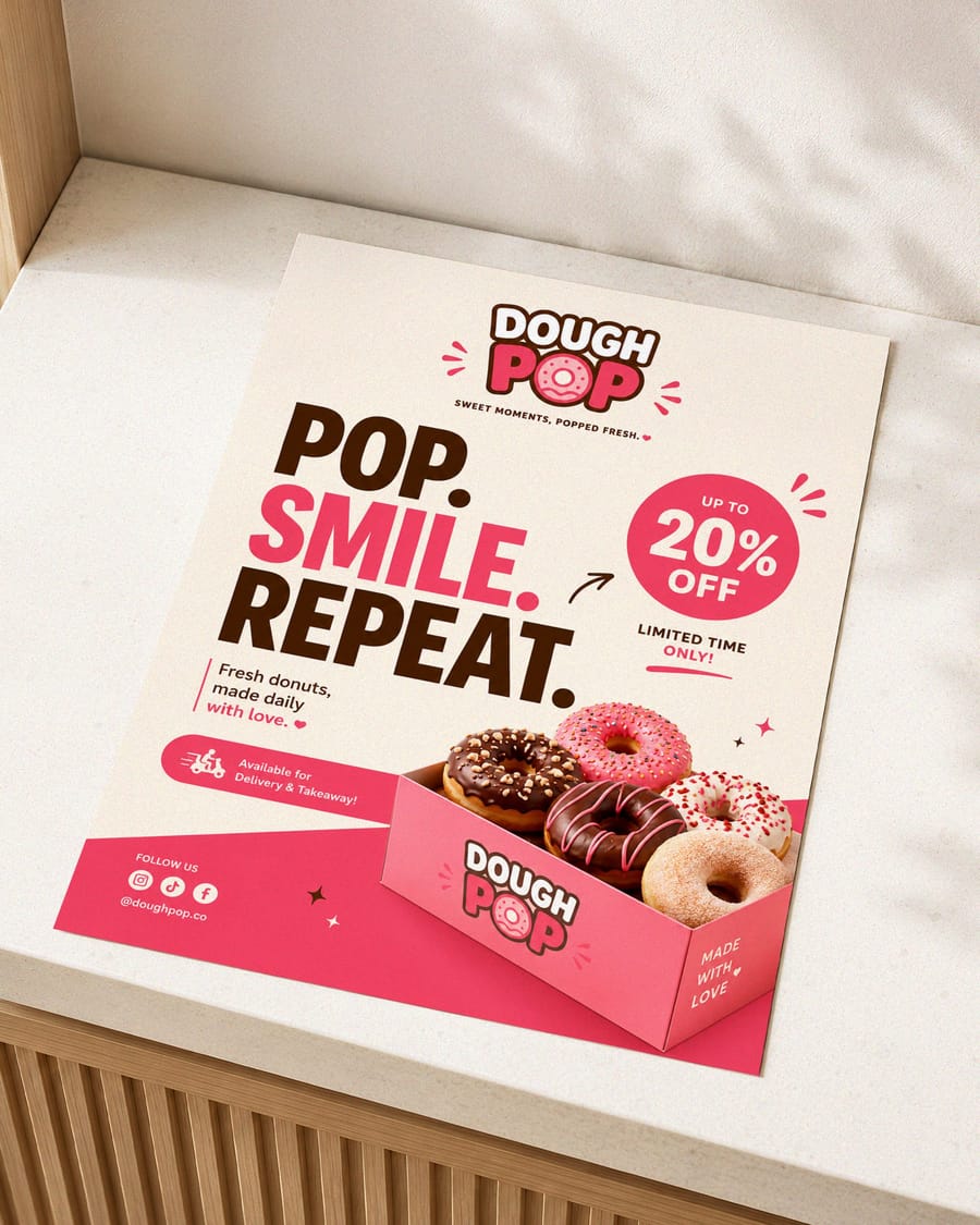 Promotional Poster Mockup