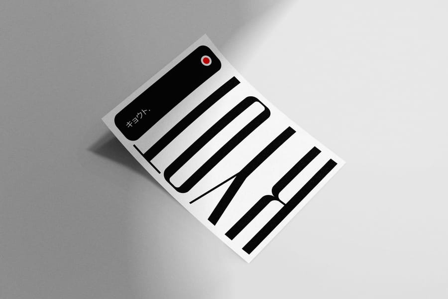 Realistic A4 Poster Mockup